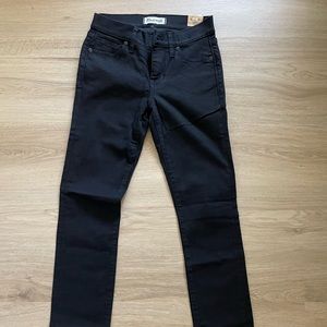 Madewell skinny skinny black jeans